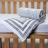 Polka Dots Print Soft Personalized Baby Blankets