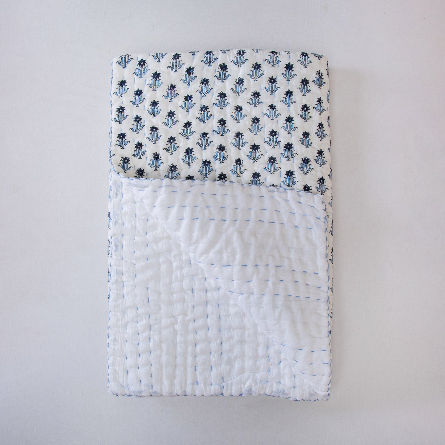 Custom Baby Blankets: Leaf Print Soft Mulmul Cotton