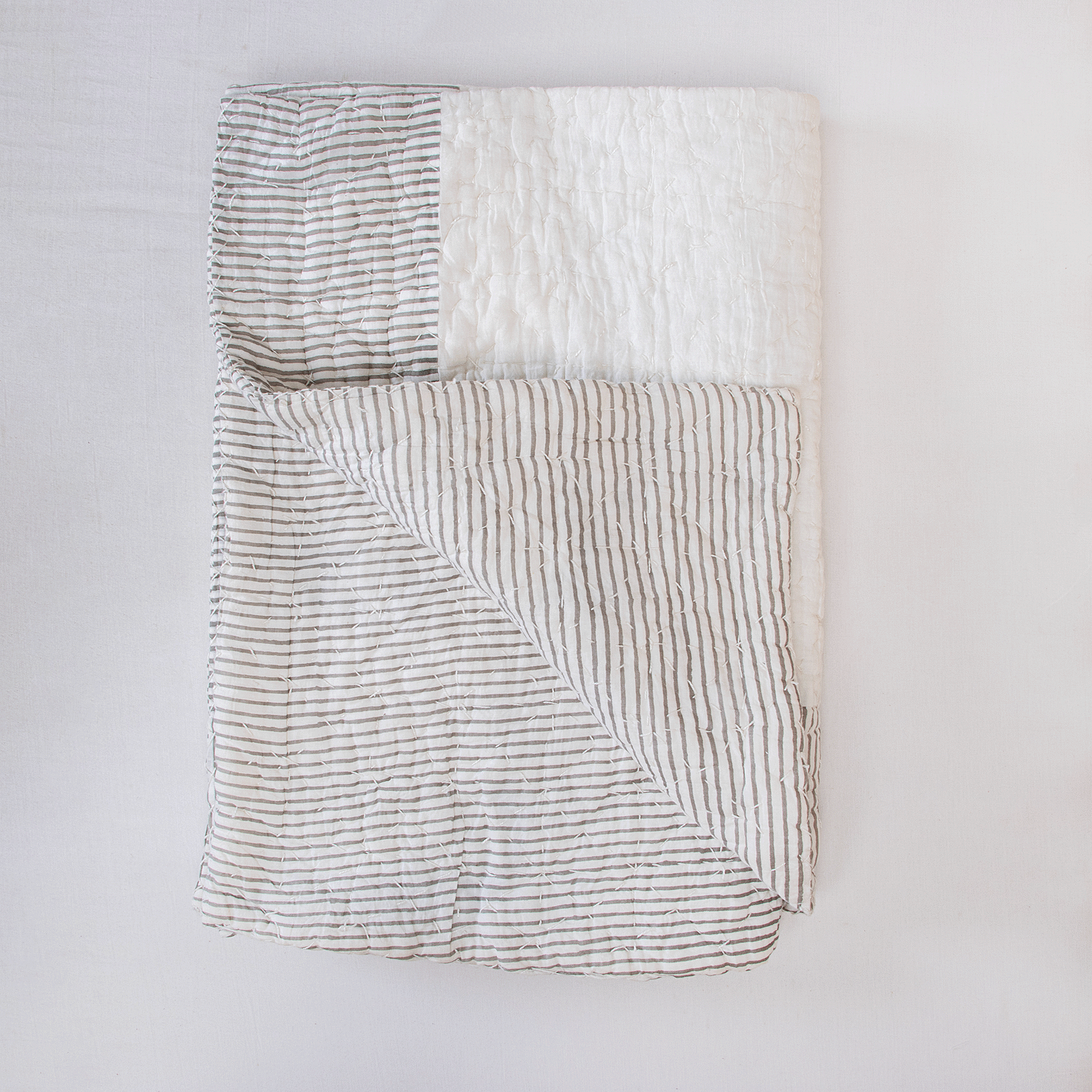 Stripes Design Soft Cotton Baby Cover Blanket