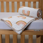 Rainbow Soft Mulmul Cotton Baby Blanket Online