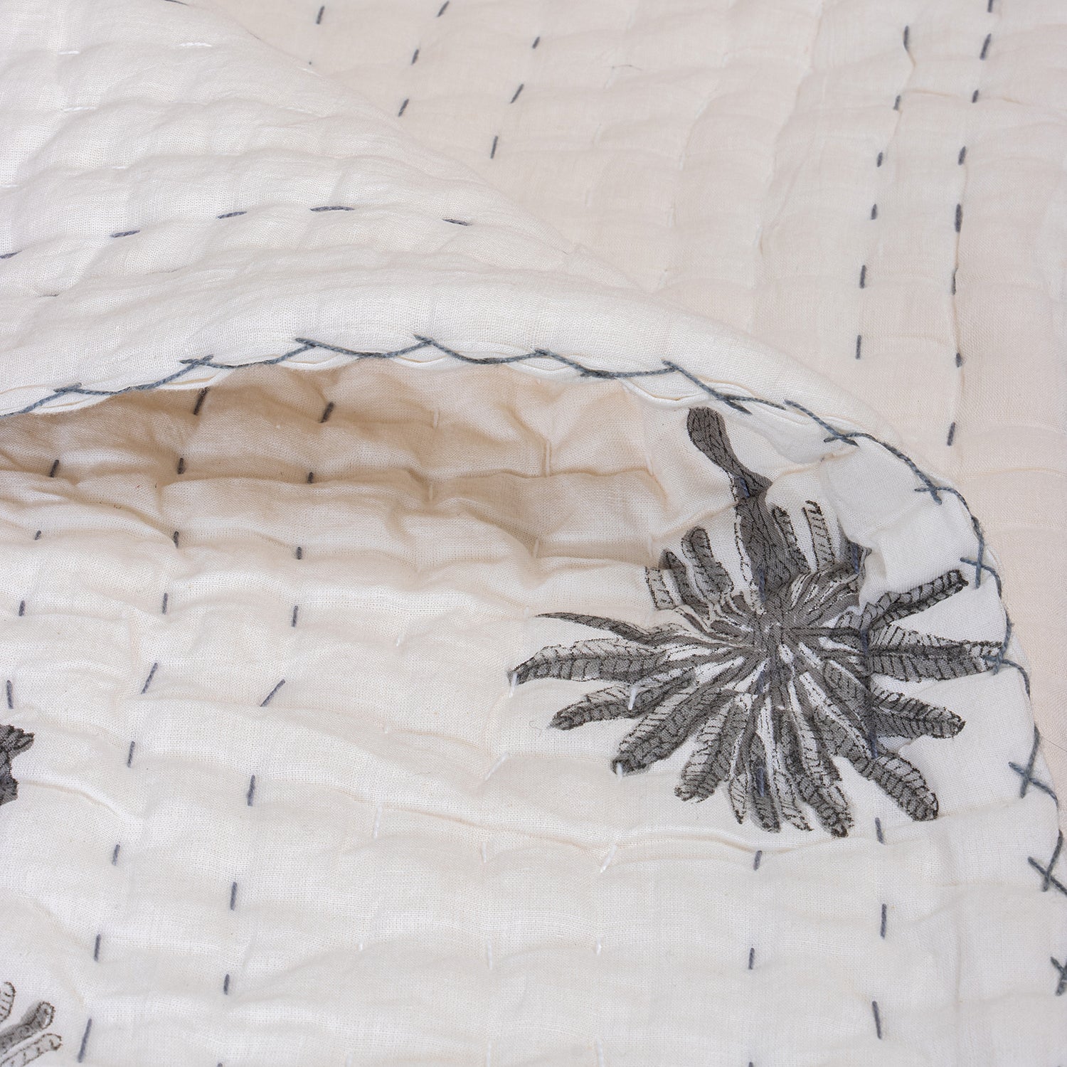 Palm Tree Print Cotton Baby Sleeping Blanket