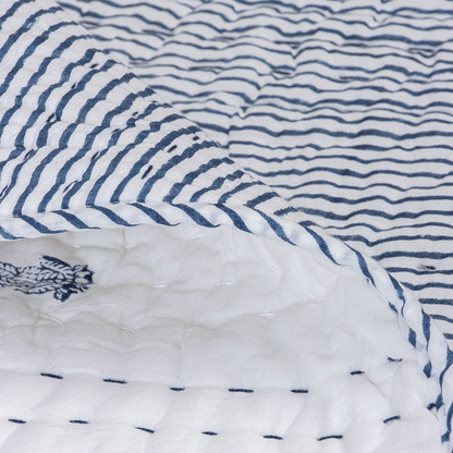 Handmade Palm Tree Print Baby Swaddle Blankets