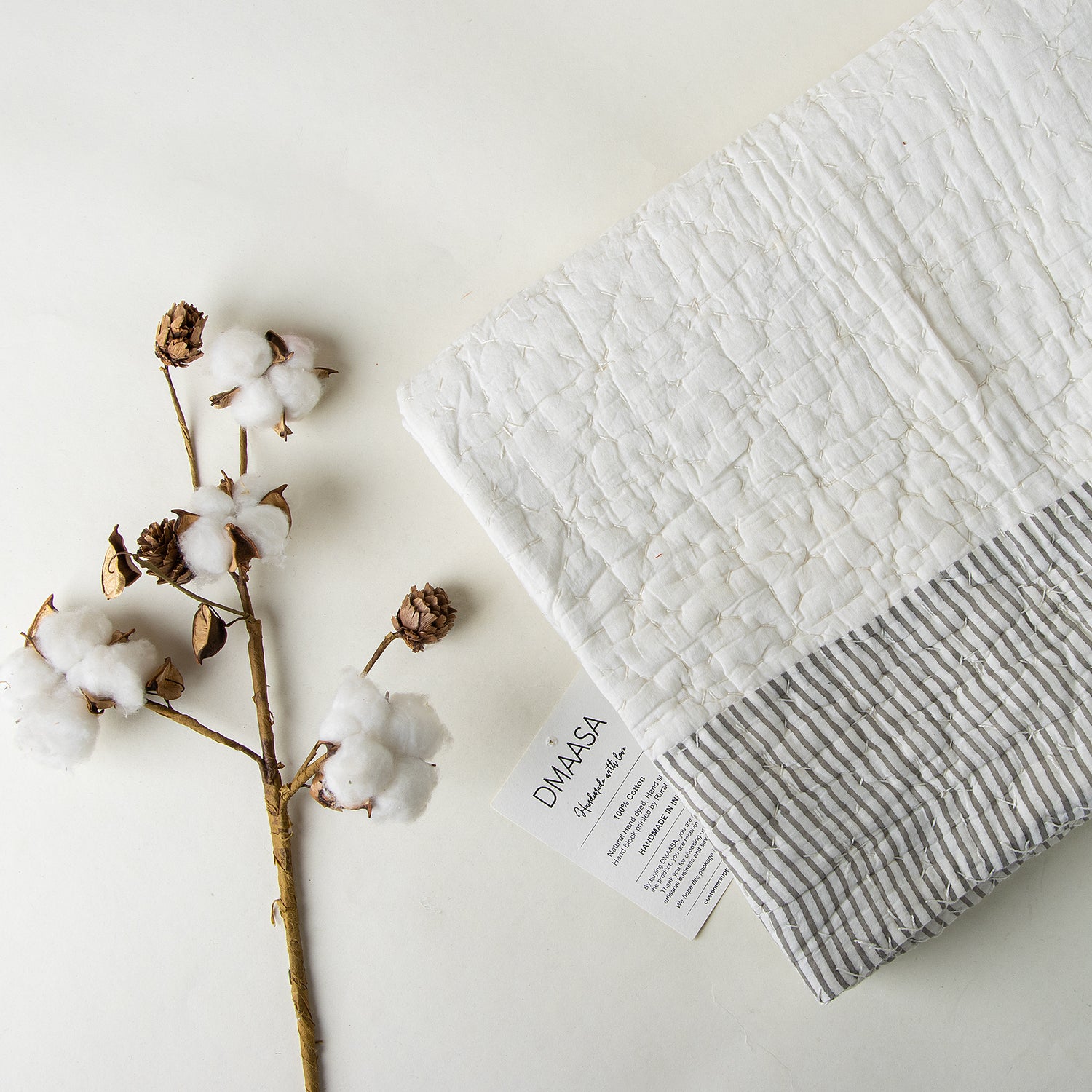 Stripes Design Soft Cotton Baby Cover Blanket