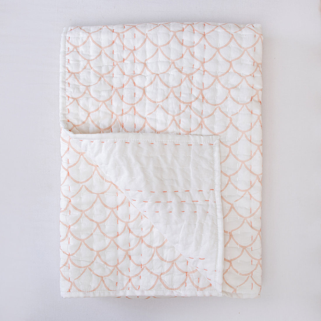 Pink Wave Print Soft &amp; Comfort Baby Wrap Blanket