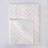 Pink Wave Print Soft & Comfort Baby Wrap Blanket