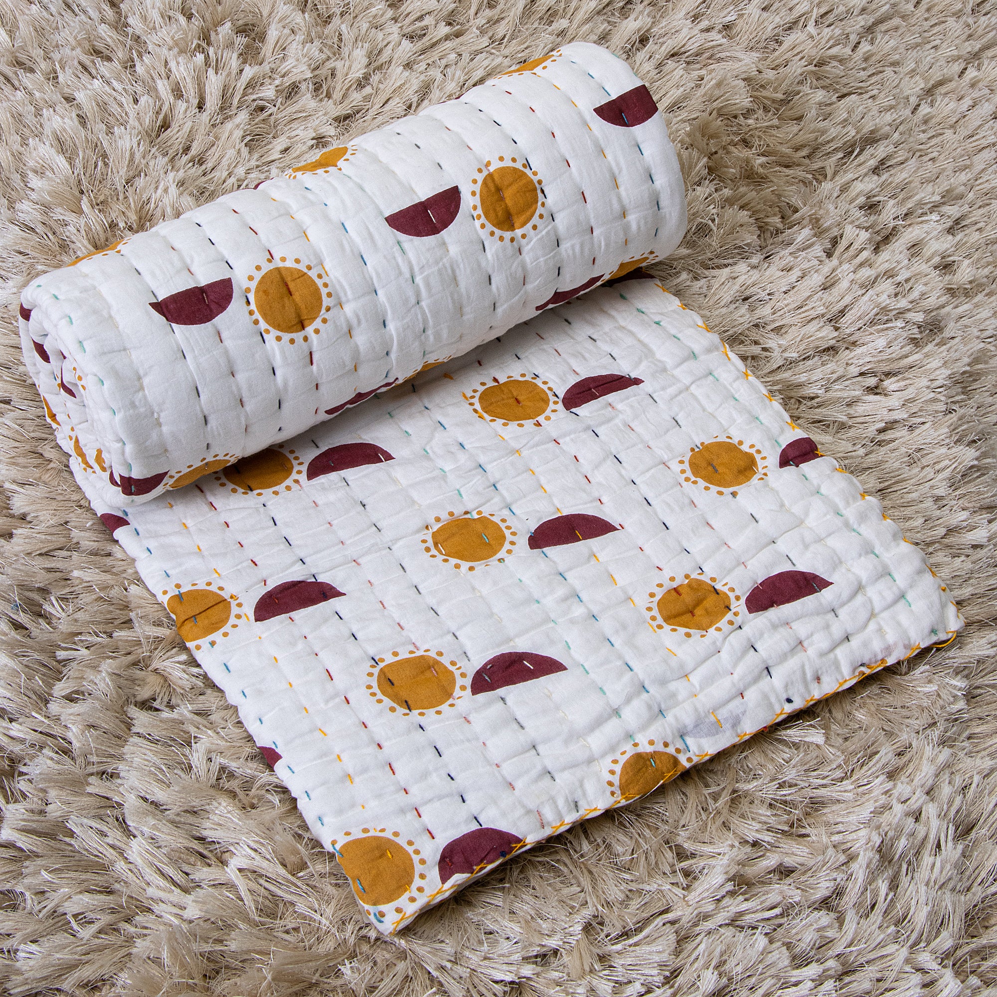 Sunrise Muslin Organic Cotton Small Blanket