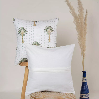 Decorative Block Printed Kantha Cotton Cushion Cover For Sofa