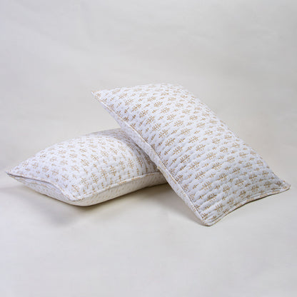 Yellow Booty Kantha Quilted Cushion Cover