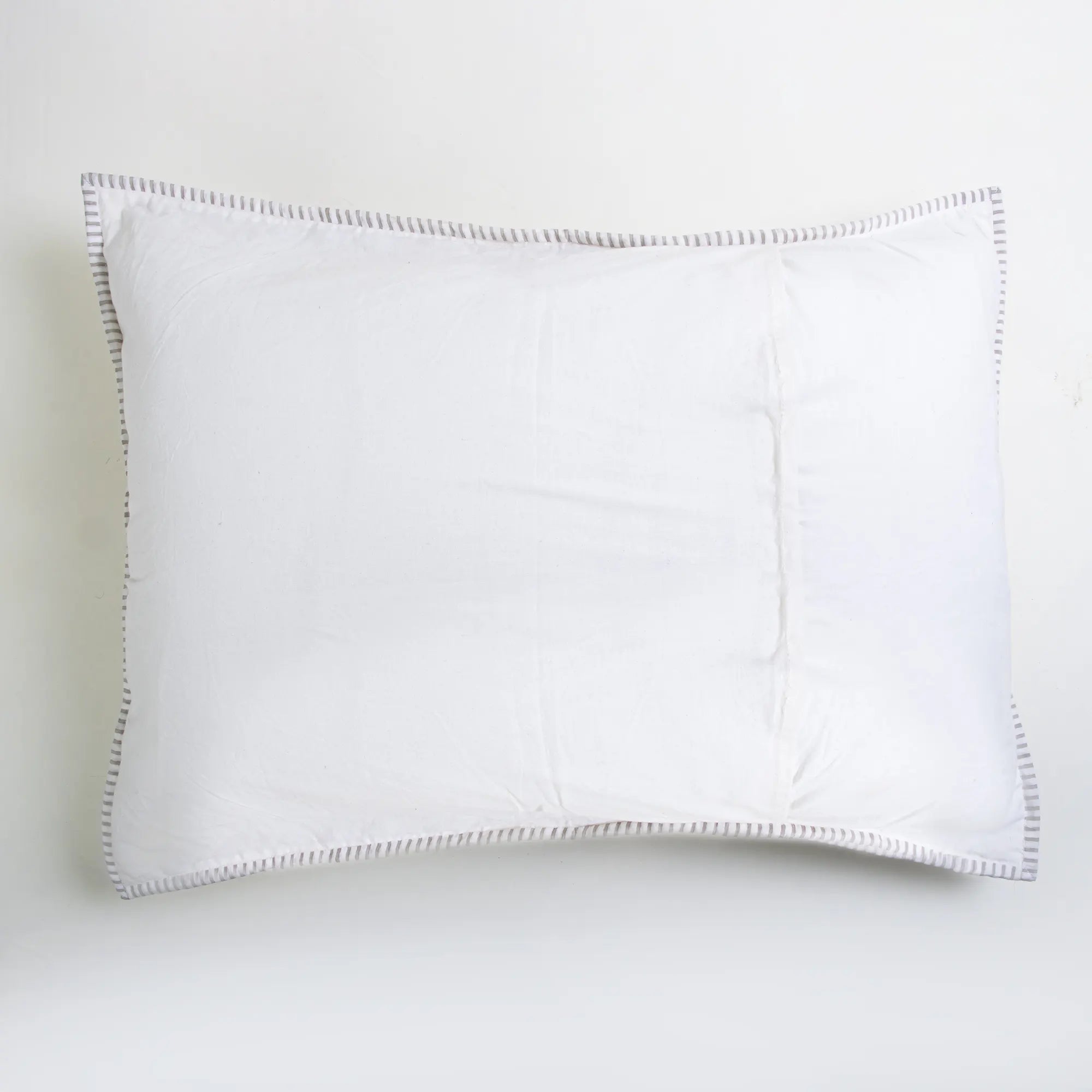 Handmade Kantha Pillow Cover- Stripe