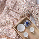 rown Design Cotton Blankets for Winter & Bed Cover