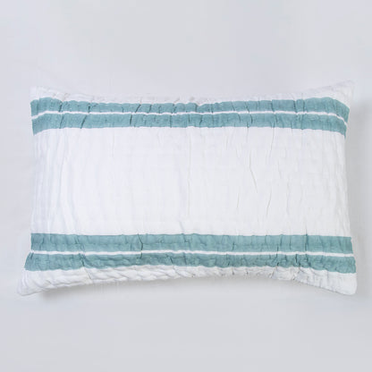 Block Stirpes Pattern Cotton Jaipuri AC Quilt Double Bed