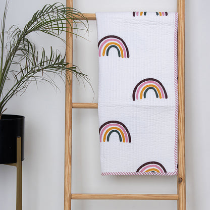 Multicolor Rainbow Soft Best Baby Blankets