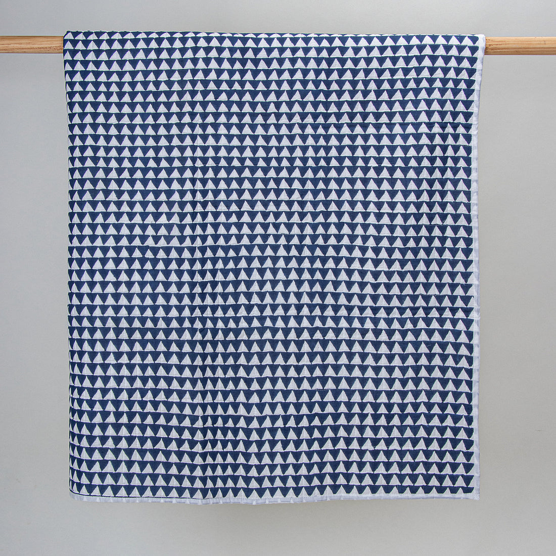 Blue Geometrical Soft Baby Blankets and Quilts