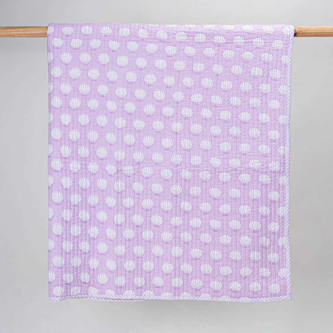 Supper Soft Purple Cotton Baby Quilt Online