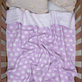 Supper Soft Purple Cotton Baby Quilt Online