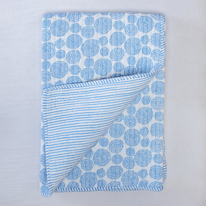 Sky Blue Soft Baby Blankets