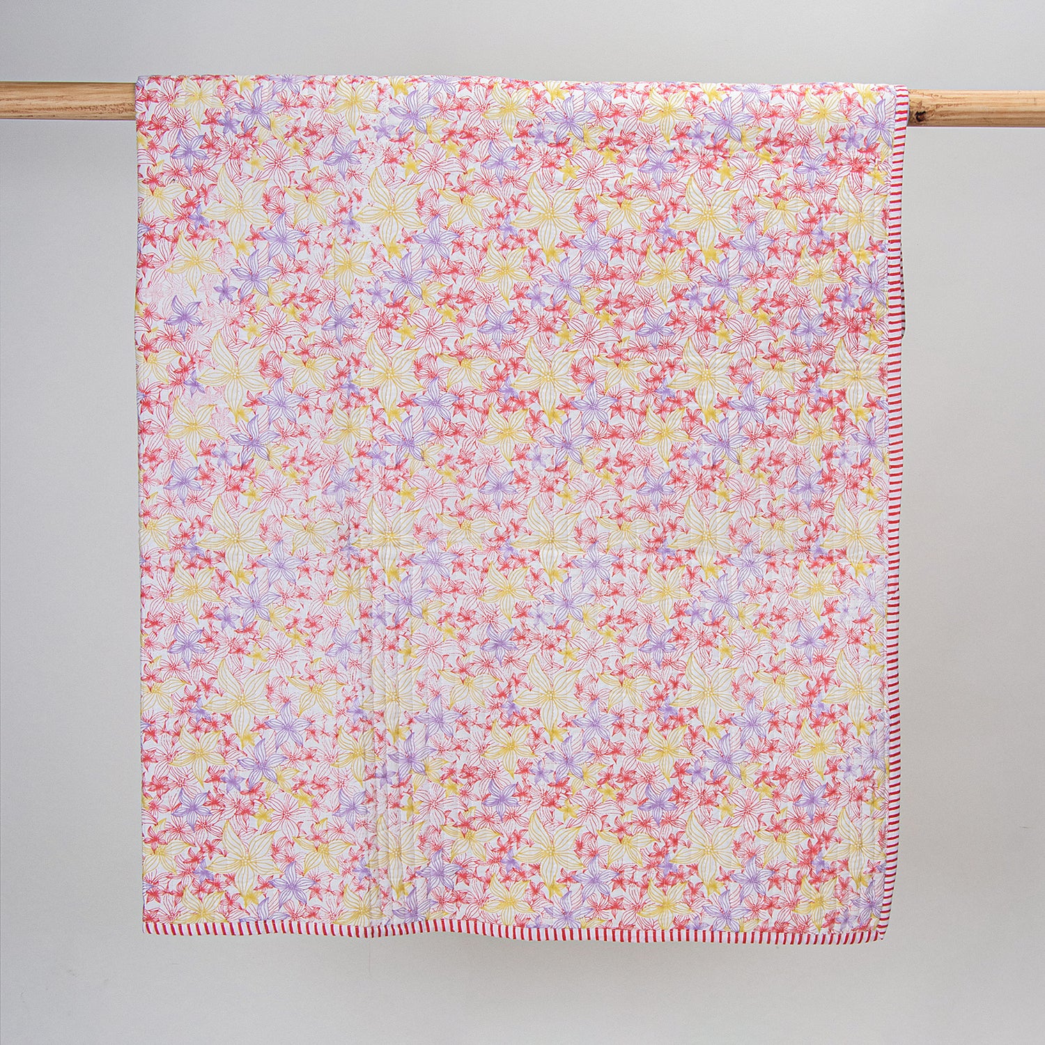 Multicolor Floral Print Soft Modern Baby Blankets