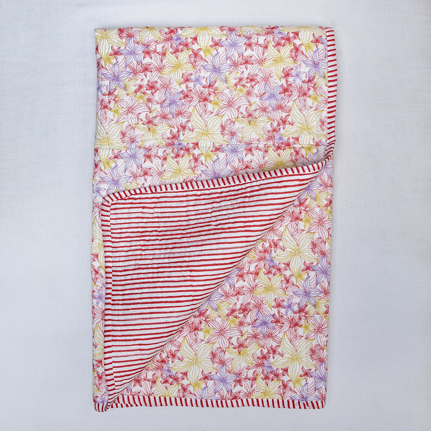 Multicolor Floral Print Soft Modern Baby Blankets