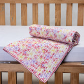 Multicolor Floral Print Soft Modern Baby Blankets