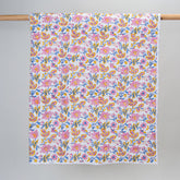 Natural Pink Floral Design Soft Baby Blanket