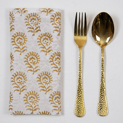 Handmade Printed Cotton Napkins Set Reusable Napkins