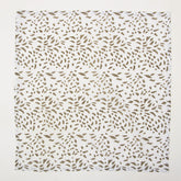 Green Leaf Hand Blocked Pure Cotton Printed Napkin Cloth