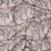 Paisley Pure Cotton Block Print Fabric