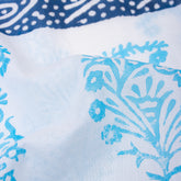 Sky Blue Stylish Cotton Floral Dupatta Scarf Online