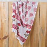 Maroon Cotton Stole Scarf