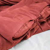 Solid Organic Cotton Duvet Cover With Pillow Cover