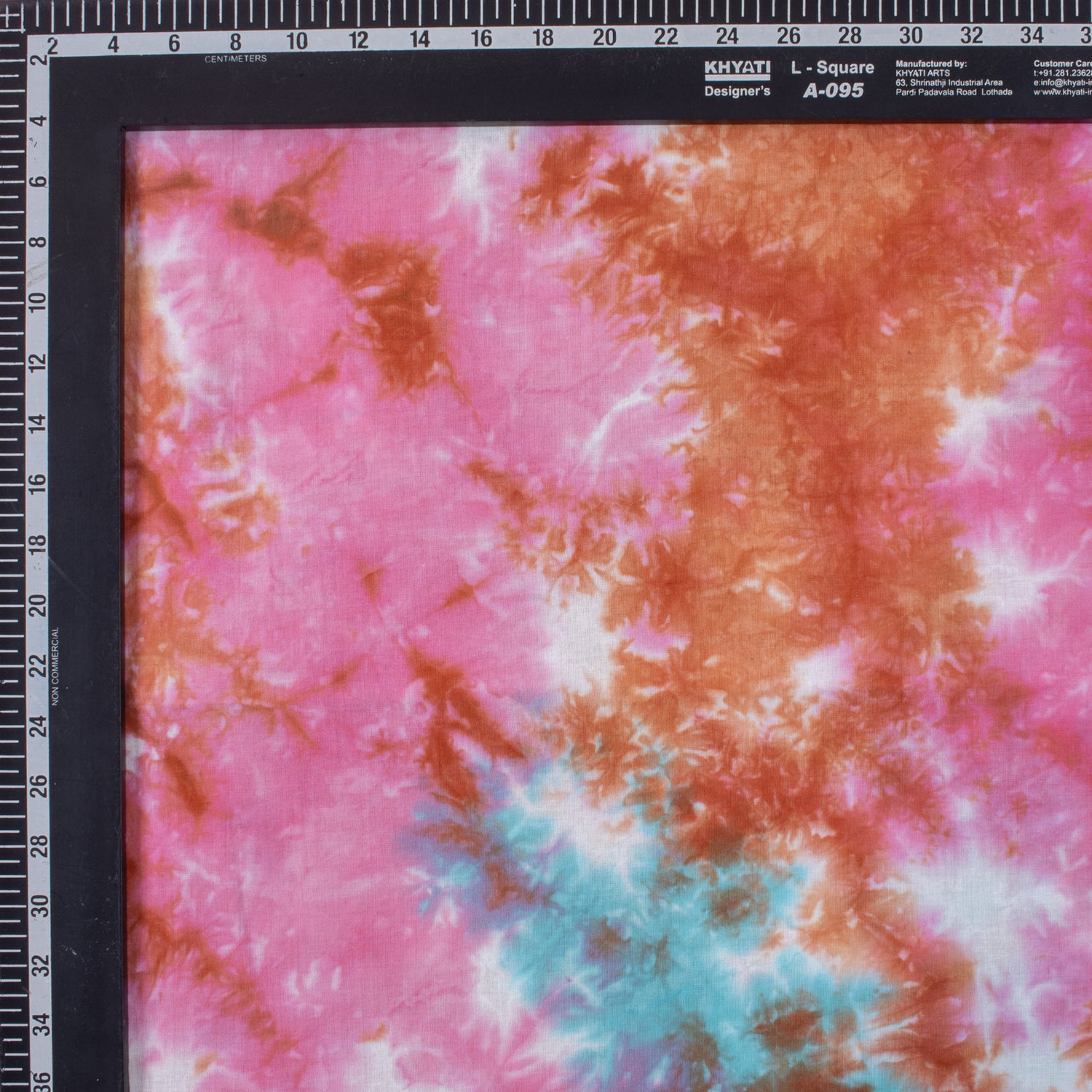 Hand dyed Organic Cotton Tie Dye Fabric