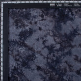 Dark Gray Indian Natural Tie Dye Fabric