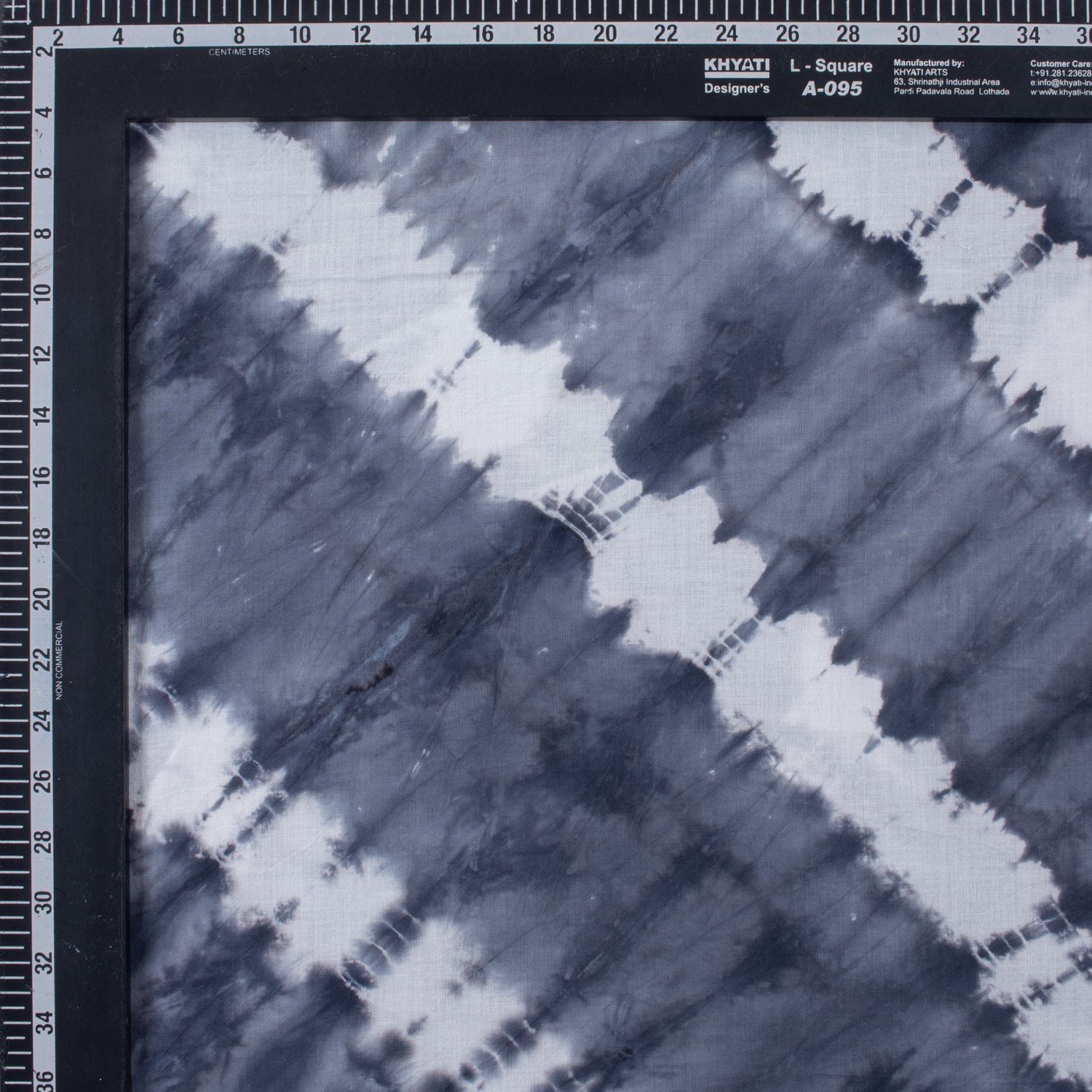 Best Modern Gray Stripe Tie Dye Fabric