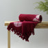Red Cotton Soft Throw