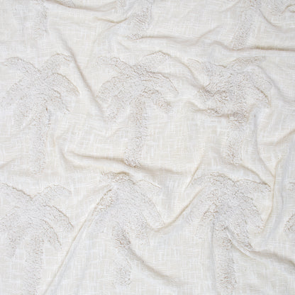 White Handcrafted Sofa 100% Cotton Throw Blanket