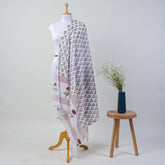 Red Floral Handmade Cotton Beach Sarong