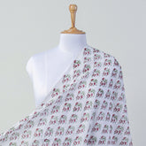 Red Floral Handmade Cotton Beach Sarong