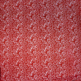  Red Hand Block Printed Cotton Dabu Fabric