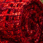 Red Handmade Acrylic Sofa Throw Blanket