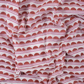 Red Indian Jaipuri Block Print Cotton Fabric