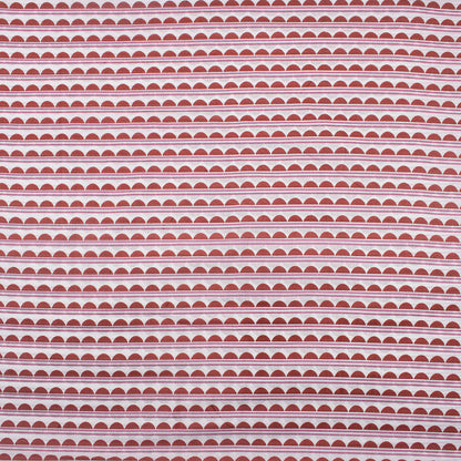 Red Indian Jaipuri Block Print Cotton Fabric