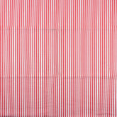 Red Striped Hand Block Print Fabric