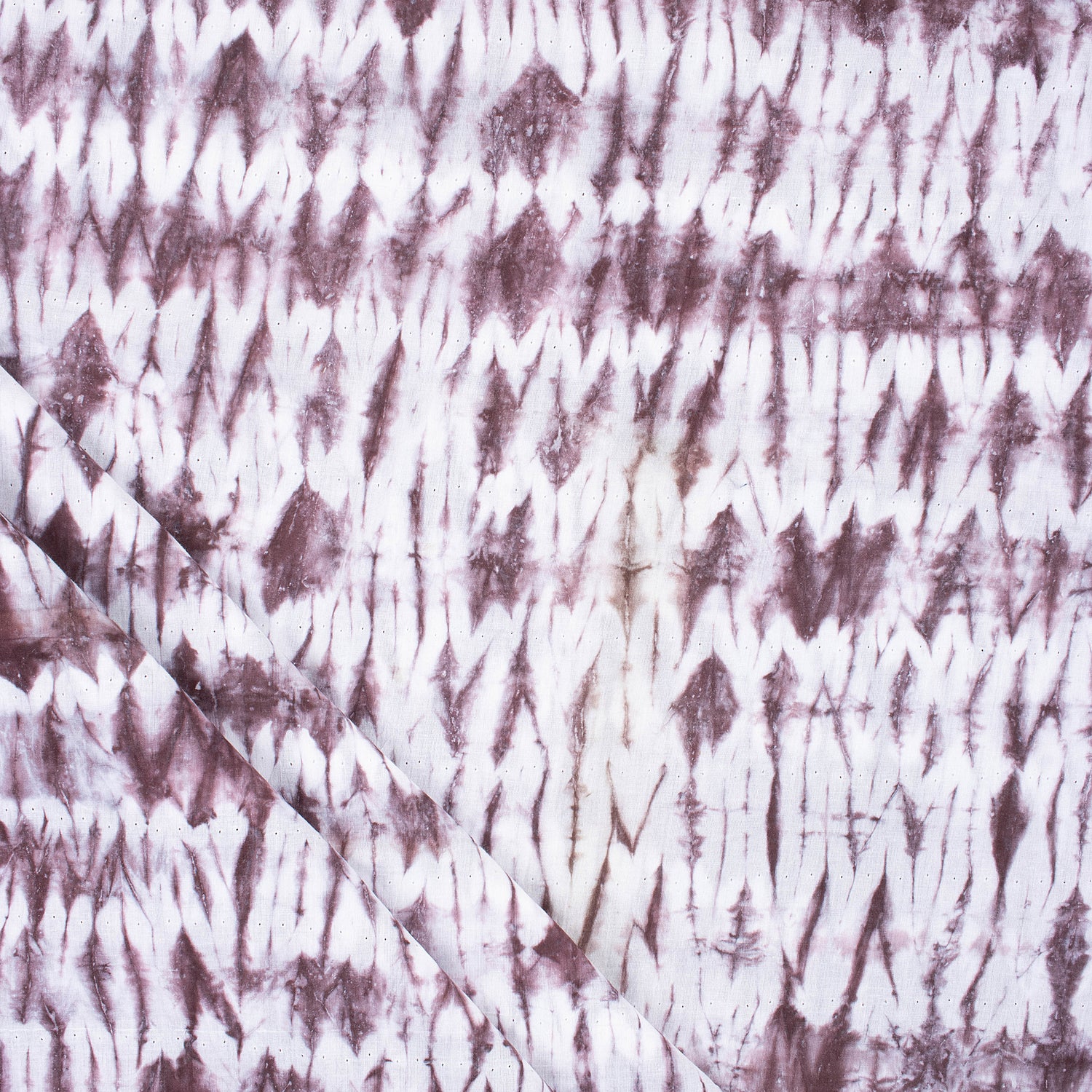 Red Tie Dye Shibori Cotton Fabric