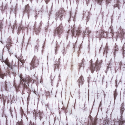 Red Tie Dye Shibori Cotton Fabric
