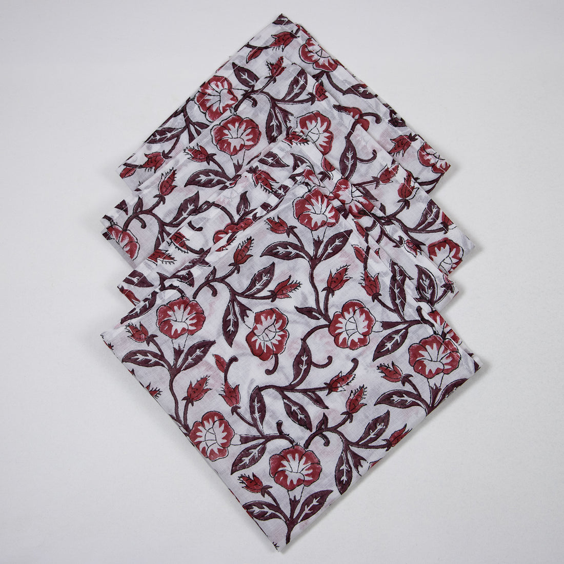 Reusable Cotton Hand Block Printed Napkin Online