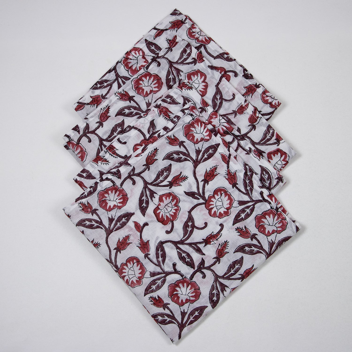 Reusable Cotton Hand Block Printed Napkin Online