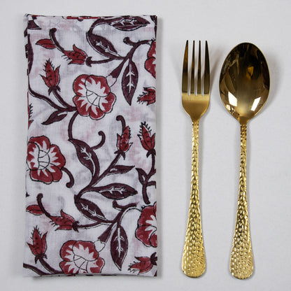 Reusable Cotton Hand Block Printed Napkin Online