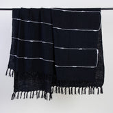 Reversible Hand Woven Cotton Throw Blankets