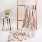 Reversible Indian Boho Cotton Woven Throw Blanket