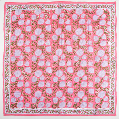 Traditional Indian Floral Printed Cotton Scarf for Women